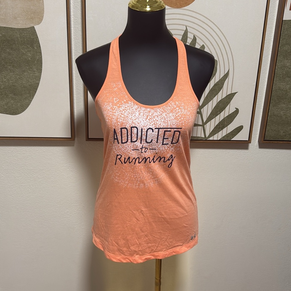 3/$10 Under Armour Women's Coral Addicted to Running Tank Top